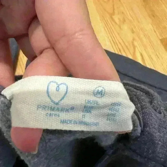 Primark Women's Zip Up Blue Hoodie Size Medium - Picture 4 of 5